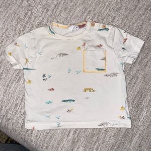 Zara 3-6m animal shirt